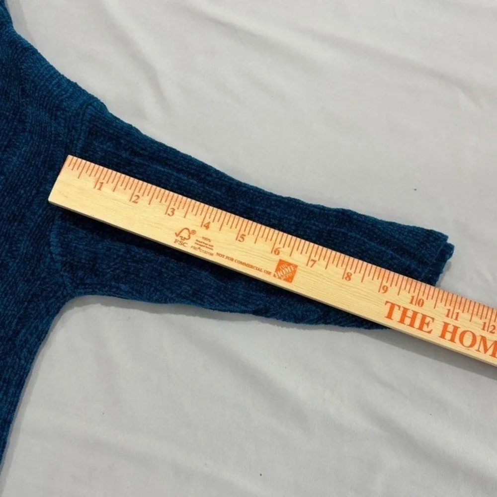 Vintage 1998 Gymboree Kids‎ Teal Blue Mock Neck Ribbed Sweater Size M 3-4
